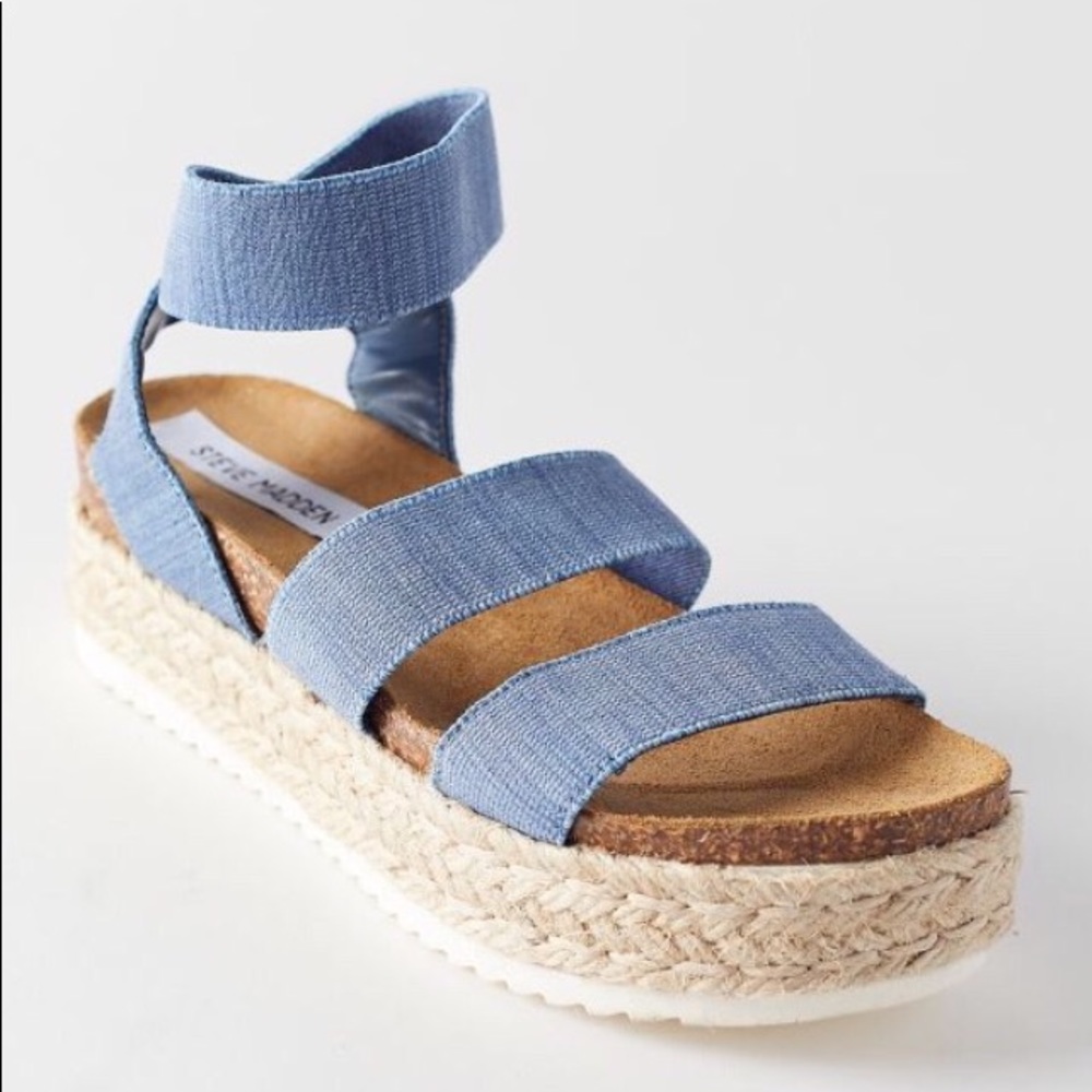 Steve Madden Kimmie blue Espadrille sandal